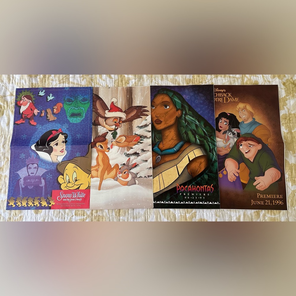 Vintage 90s Disney Eyes & Ears Cast Member Magazines Lot of 4